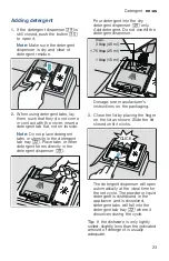 Preview for 23 page of Bosch SHE3AR Series Operating Instructions Manual