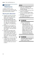 Preview for 30 page of Bosch SHE3AR Series Operating Instructions Manual