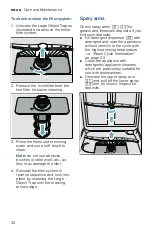 Preview for 32 page of Bosch SHE3AR Series Operating Instructions Manual