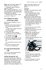 Preview for 21 page of Bosch SHE53B75UC Use And Care Manual