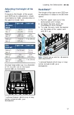 Предварительный просмотр 17 страницы Bosch SHE65T52UC Operating Instructions Manual