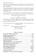 Preview for 5 page of Bosch SHE7PT52UC/01 Operating Instructions Manual