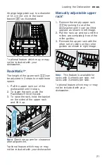 Предварительный просмотр 21 страницы Bosch SHE7PT52UC Operating Instructions Manual