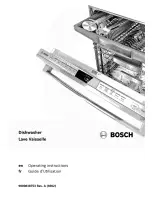 Bosch SHE7PT5xUC Series Operating Instructions Manual preview