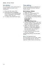 Preview for 12 page of Bosch SHE89PW75N Operating Instructions Manual