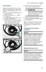 Preview for 45 page of Bosch SHE89PW75N Operating Instructions Manual