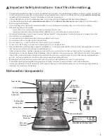 Предварительный просмотр 5 страницы Bosch SHE98M Use And Care Manual