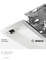 Предварительный просмотр 1 страницы Bosch SHE9PT55UC Operating Instructions Manual