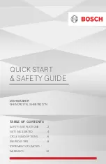 Bosch SHEM78Z5 N Series Quick Start And Safety Manual предпросмотр