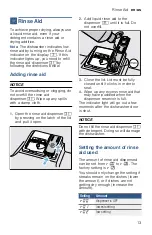 Предварительный просмотр 13 страницы Bosch SHP68T55UC Operating Instructions Manual