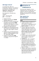 Preview for 71 page of Bosch SHP865W75N Operating Instructions Manual