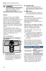 Preview for 32 page of Bosch SHP865WF2N Operating Instructions Manual