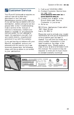 Preview for 39 page of Bosch SHP865WF2N Operating Instructions Manual