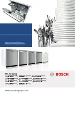 Предварительный просмотр 1 страницы Bosch SHP878 Series Operating Instructions Manual