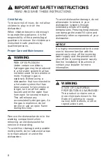 Preview for 8 page of Bosch SHP88PW55N Operating Instructions Manual