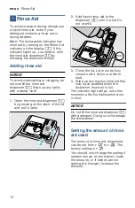 Preview for 14 page of Bosch SHP88PW55N Operating Instructions Manual