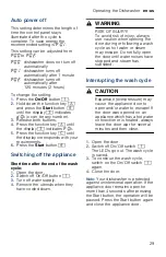 Preview for 29 page of Bosch SHPM78W54N Operating Instructions Manual