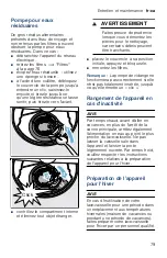 Preview for 79 page of Bosch SHPM78W54N Operating Instructions Manual