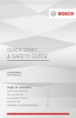 Preview for 1 page of Bosch SHPM78ZO5N Quick Start Manual