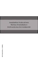 Предварительный просмотр 1 страницы Bosch SHPM98W75N/01 Installation Instructions Manual