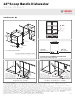 Предварительный просмотр 2 страницы Bosch SHS5AV52UC Installation Details