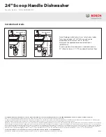 Предварительный просмотр 3 страницы Bosch SHS5AV52UC Installation Details