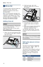 Предварительный просмотр 12 страницы Bosch SHS63VL2UC Operating Instructions Manual