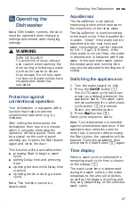 Preview for 27 page of Bosch SHS863WD2N Operating Instructions Manual