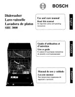 Предварительный просмотр 1 страницы Bosch SHU 3000 series Use And Care Manual