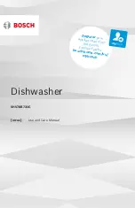 Предварительный просмотр 1 страницы Bosch SHV78B73UC Use And Care Manual