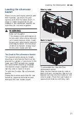 Preview for 21 page of Bosch SHV89PW53N Operating Instructions Manual