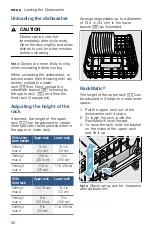 Предварительный просмотр 20 страницы Bosch SHVM4AYB3N Operating Instructions Manual