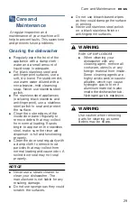 Preview for 29 page of Bosch SHX3AR Series Operating Instructions Manual