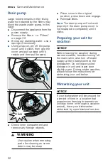 Preview for 32 page of Bosch SHX3AR Series Operating Instructions Manual