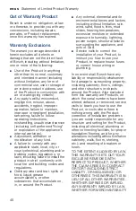 Preview for 40 page of Bosch SHX3AR Series Operating Instructions Manual