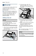 Preview for 12 page of Bosch SHX3AR7 UC Series Operating Instructions Manual