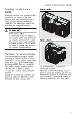 Preview for 17 page of Bosch SHX3AR7 UC Series Operating Instructions Manual