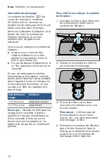 Preview for 74 page of Bosch SHX3AR7 UC Series Operating Instructions Manual