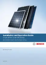 Preview for 1 page of Bosch -Si M 60 EU30123 Installation And Operation Manual