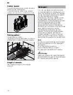 Preview for 10 page of Bosch SKS40E02GB Operating Instructions Manual