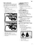 Preview for 17 page of Bosch SKS40E02GB Operating Instructions Manual