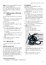 Preview for 21 page of Bosch SKS51E32EU User Manual