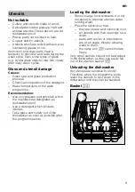 Preview for 9 page of Bosch SKS60E02GB Operating Instructions Manual