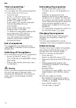 Preview for 14 page of Bosch SKS60E02GB Operating Instructions Manual