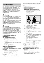 Preview for 17 page of Bosch SKS60E02GB Operating Instructions Manual