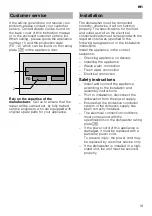 Preview for 19 page of Bosch SKS60E02GB Operating Instructions Manual