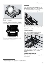 Предварительный просмотр 21 страницы Bosch Slimline SPS4HMW53G User Manual