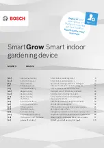 Bosch SmartGrow MSGP6 Instruction Manual предпросмотр