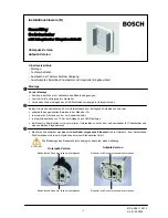 Bosch SmartKey Installation Manual preview
