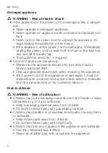 Preview for 8 page of Bosch SMD8TC800E User Manual